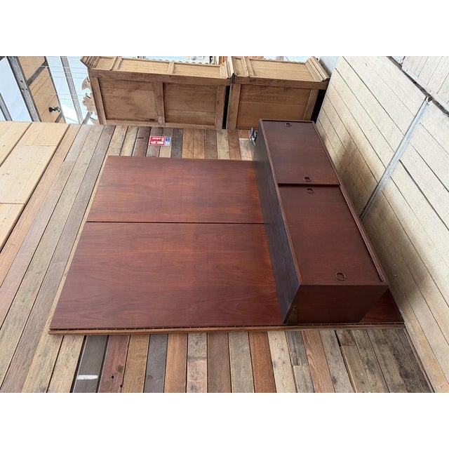 Scandinavian Wooden Shelf, 1960s For Sale - Image 4 of 10