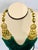 Mughal Magnificent Traditional Emerald Beads & Rose Cut Diamond Vintage Necklace For Sale - Image 9 of 18