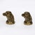 Figurative Pair of Brass Spaniel-Head Bookends Mid-20th Century For Sale - Image 3 of 8