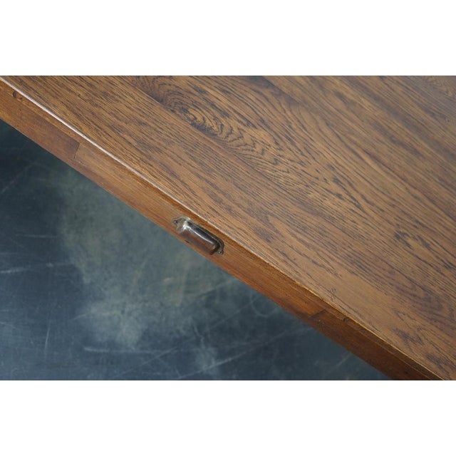 Art Deco French Oak Farmhouse Dining Table, 1920s For Sale - Image 4 of 16