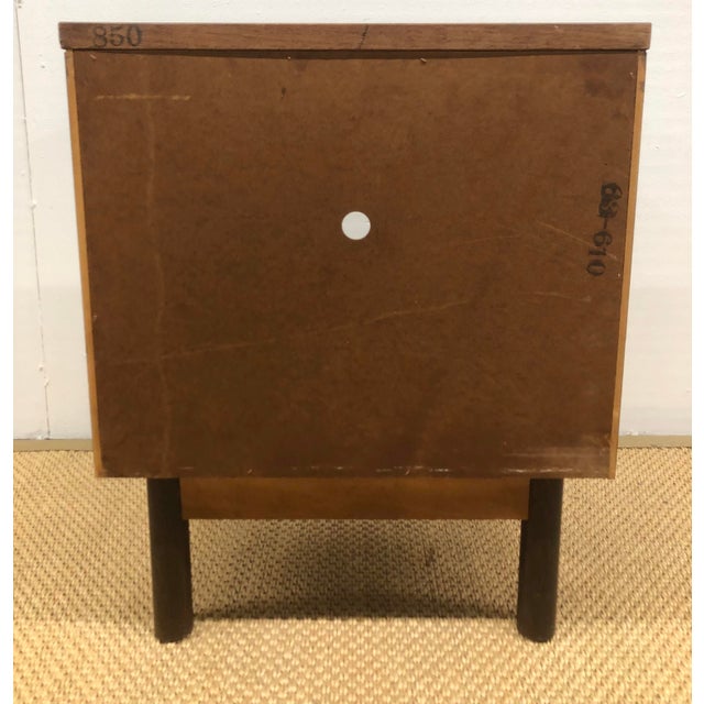 Wood Midcentury Modern Stanley Nightstand For Sale - Image 7 of 9