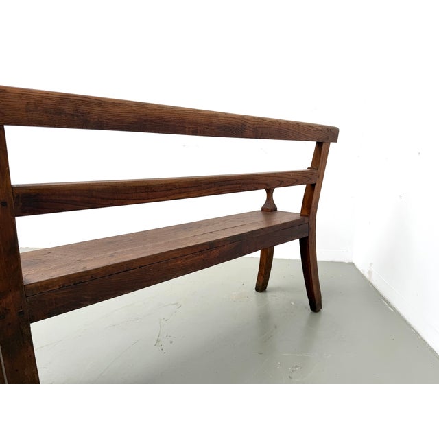 Oak Community Bench, 1900 For Sale - Image 12 of 18