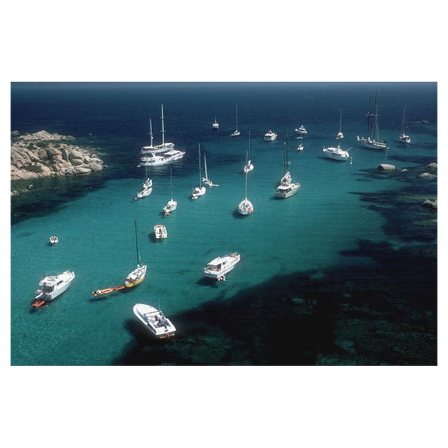 Slim Aarons, Cavallo Coast Yacht, Estate Stamped Digital C-type Print For Sale