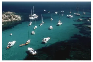 Slim Aarons, Cavallo Coast Yacht, Estate Stamped Digital C-type Print