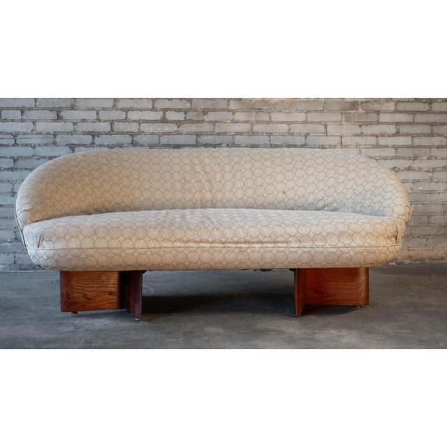 1950s Vladimir Kagan for Kagan-Dreyfuss Inc Walnut Sofa For Sale - Image 14 of 17