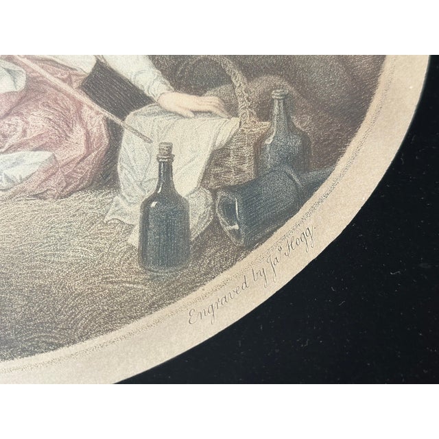 Antique Framed Engraving: "SOPHIA" by Michael William Peters For Sale - Image 4 of 8
