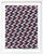 Austin Magruder "Penrose Steps" Contemporary Red and Purple Hand Drawn Tessellated Abstract, 2020 For Sale