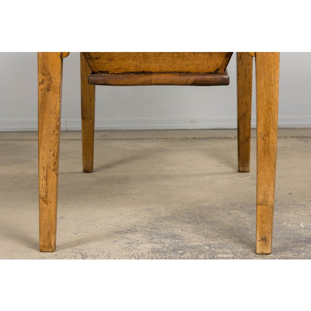 Early 19th Century French Provincial Fruitwood Petrin Dough Table For Sale - Image 15 of 18