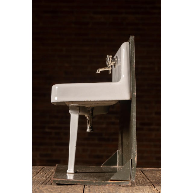 Vintage Porcelain Sink Salesman Sample For Sale - Image 4 of 9