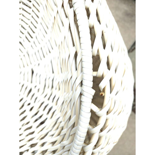 Palecek Outdoor Open Weave Swivel Stool For Sale - Image 9 of 9