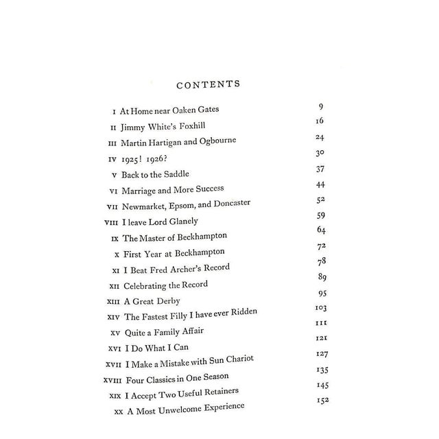 RICHARDS, Gordon [256] pp. Hodder and Stoughton 1955 8 1/4" x 5 3/4" Sir Gordon Richards (5 May 1904 – 10 November 1986)...
