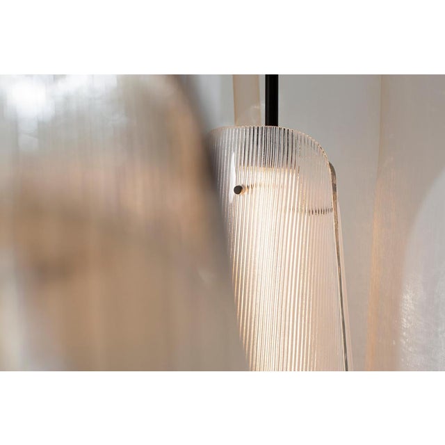 Bent Two Transparent Champagner Floor Lamp by Pulpo For Sale - Image 10 of 14