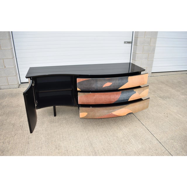 1980s Vintage Carlo Malnati Colorful Italian Credenza For Sale - Image 10 of 13