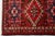 Red Vintage Persian Heriz Runner - Hand-Knotted Wool Hallway Rug For Sale - Image 8 of 8