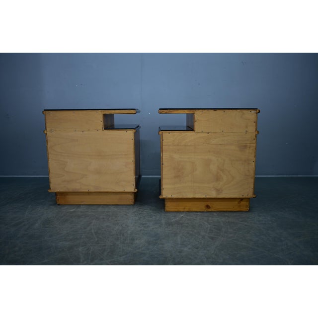 Bedside Tables by Jindrich Halabala, Former Czechoslovakia, 1940s, Set of 2 For Sale - Image 12 of 18