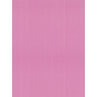 The House of Scalamandré Wilson Stripe Wallpaper, Bubblegum For Sale