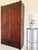 Late 19th Century 19th C. Walnut Cabinet With Scallop Trim American Primitive Armoire Closet For Sale - Image 5 of 16