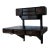 Peter Asher Floating Desk & Cabinet, 1960s Brutalist Wood Furniture For Sale