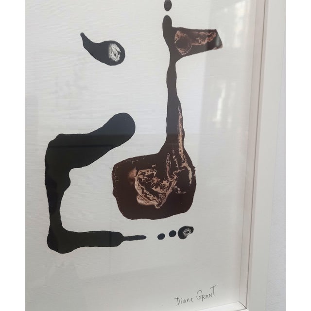Wood Abstract Figurative Original Oil Painting by Diane Grant For Sale - Image 7 of 12