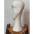 Early 2000s Modern White Plaster Figural Head Sculpture For Sale - Image 4 of 7