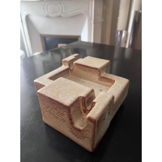 Brutalist Ashtray by Roberto Rigon for Bertoncello, 1960s, in Good conditions. Designed 1960 to 1969 This piece is...