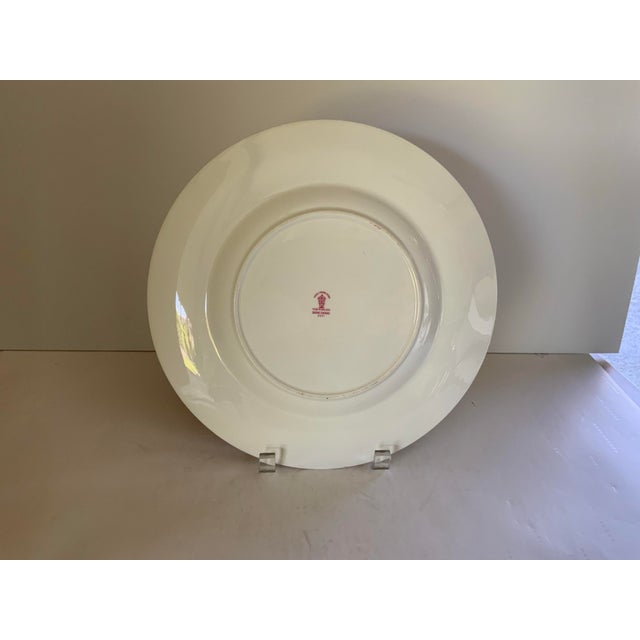 Vintage Royal Crown Derby Traditional Imari Bone China Dinner Plate Pattern 2451 Made in England 1921-1964 Approx. 1" Tall...