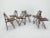 Brown Mid-Century Folding Chairs by Aldo Jacober for Alberto Bazzani, 1960s, Set of 6 For Sale - Image 8 of 15