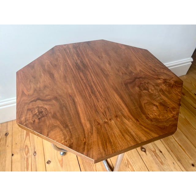 Vintage Bauhaus Octagonal Side Table, 1920s For Sale - Image 16 of 18