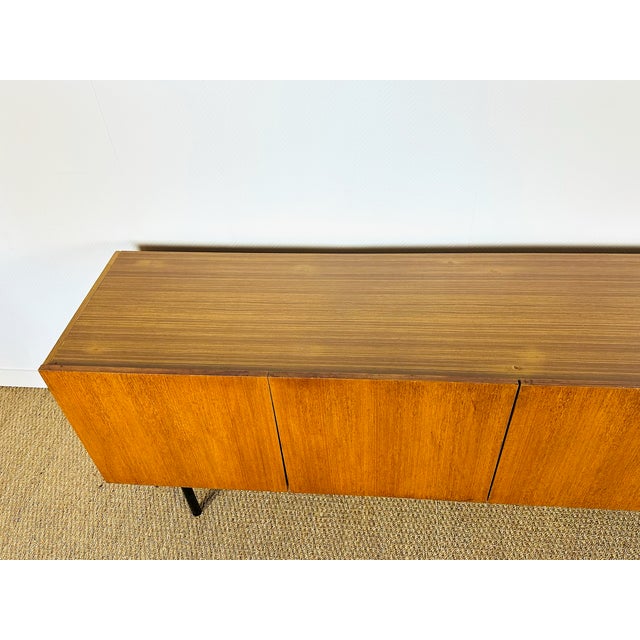 Scandinavian Minimalist Teak Sideboard, 1960s For Sale - Image 4 of 17