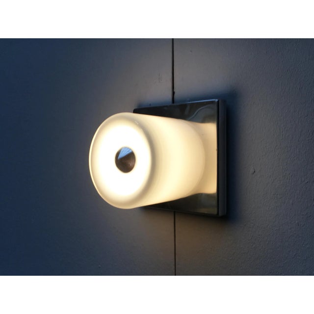 Silver Vintage German Space Age Sconce from Doria Leuchten For Sale - Image 8 of 18