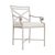 Brown Jordan Venetian Arm Chair, Dove frame with Fusion Natural fabric For Sale - Image 12 of 12