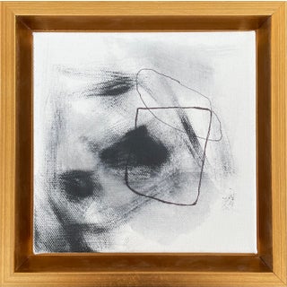 "Abstract III" Contemporary Abstract Expressionist Mixed-Media Painting, Framed For Sale