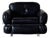 1970s “Hannibal” Black Leather Armchair for Isku, Finland – Original Leather For Sale