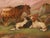 Wood Robert Cleminson 19th Century Landscape Oil Painting with Horse and Dogs For Sale - Image 7 of 9