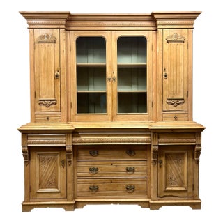 19th Century English Pine Dresser For Sale