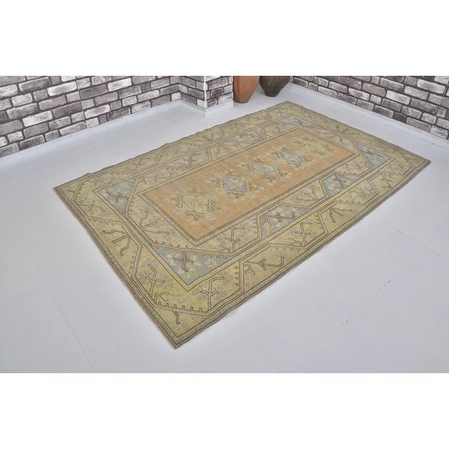Tan Vintage Anatolian Oversize Rug For Sale - Image 8 of 10