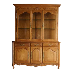 1990s Ethan Allen Legacy Collection China Cabinet