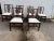Set of 6 Chippendale Style Mahogany Carved Dining Chairs. 1950s Solid wood frame . Unmarked but well made frame Solid...