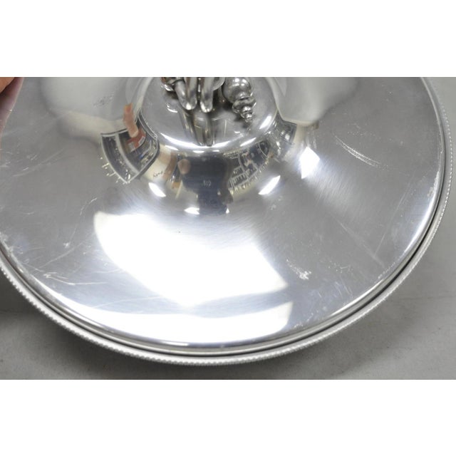 Vintage Bw Buenilum Silver Plated Aluminum Art Nouveau Covered Serving Dish For Sale - Image 14 of 18