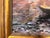 1970s Charming Oil Painting: Maritime Harbor Scene With Sailboats, on Canvas and Framed - Signed For Sale - Image 4 of 12