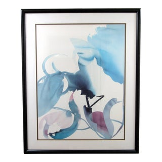 Peter Kitchell Modern Art "Human Limit B" Lithograph Framed and Matted 41x33 For Sale