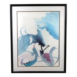 Peter Kitchell Modern Art "Human Limit B" Lithograph Framed and Matted 41x33