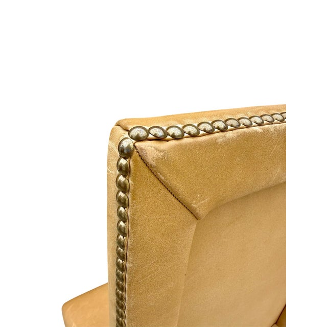 Rose Tarlow Louis XIII Leather Dining Side Chairs- A Set of 8 For Sale - Image 9 of 13