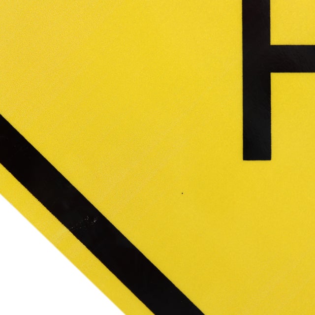 Metal Imagine Art Here XXIV - Original Pop Art Street Sign Steel Wall Sculpture For Sale - Image 7 of 9