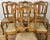Vintage French Dining Chairs in Oak, Set of 6 For Sale - Image 3 of 15