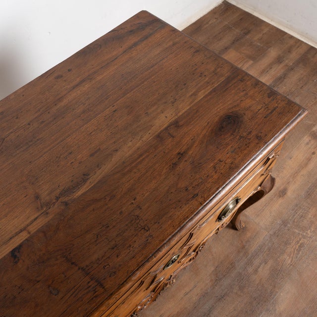 18th Century Portuguese Chestnut Side Table With Drawer For Sale - Image 13 of 15