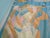 Vintage 60's Satin Crazy Quilt 15 Blocks Hand Tied Long Twin Percale Back Guc For Sale - Image 10 of 11