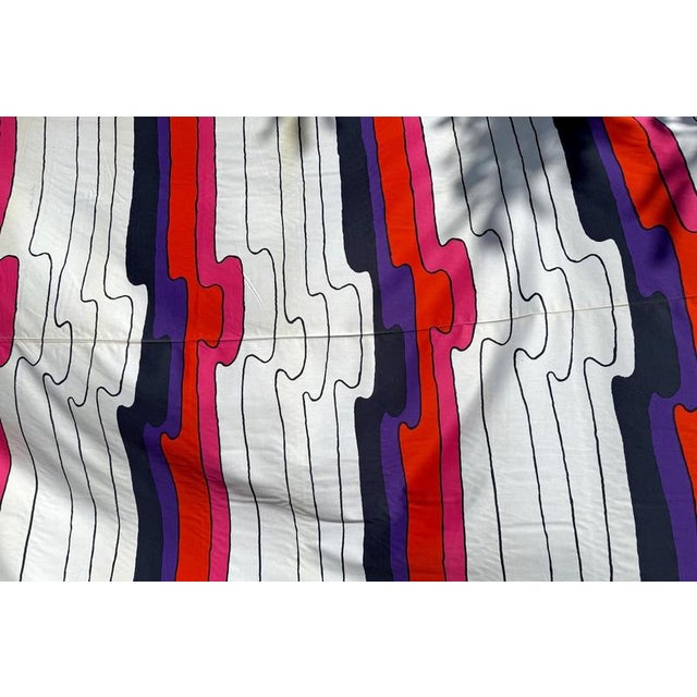 Cotton Panel by Barbara Brenner for Tampella Finland Intair Sion, Finland, 1969 For Sale - Image 3 of 16