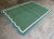 Mid-Century Modern Handmade Cotton Natural Vegetable Dyed Scalloped Green Rug- 5'x7' For Sale - Image 3 of 9