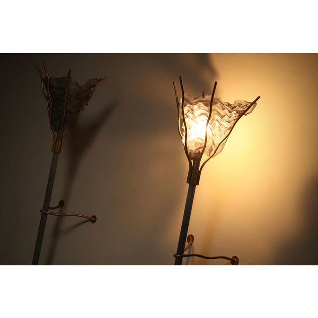 Torche Wall Lamps by Rob Eckhardt for Eckhardt and Leeuwenstein, 1980s, Set of 2 For Sale - Image 12 of 15